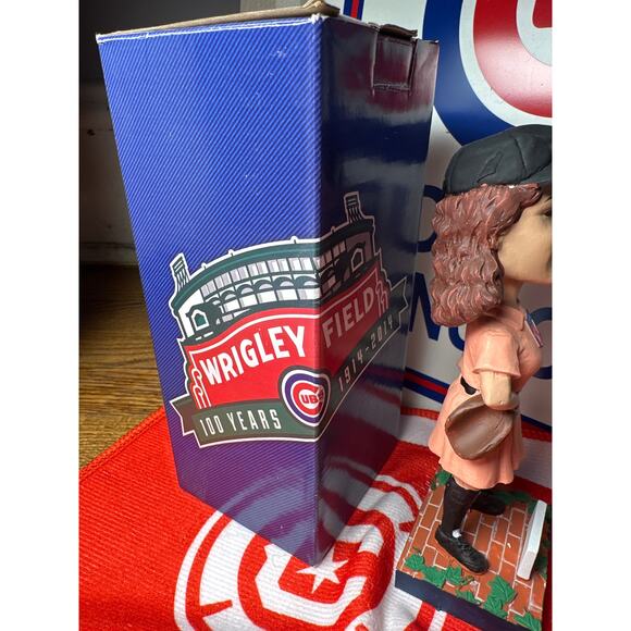 AAGPBL Chicago Cubs Girls All-American  Bobblehead Wrigley Field 100th 2014 - Picture 5 of 6